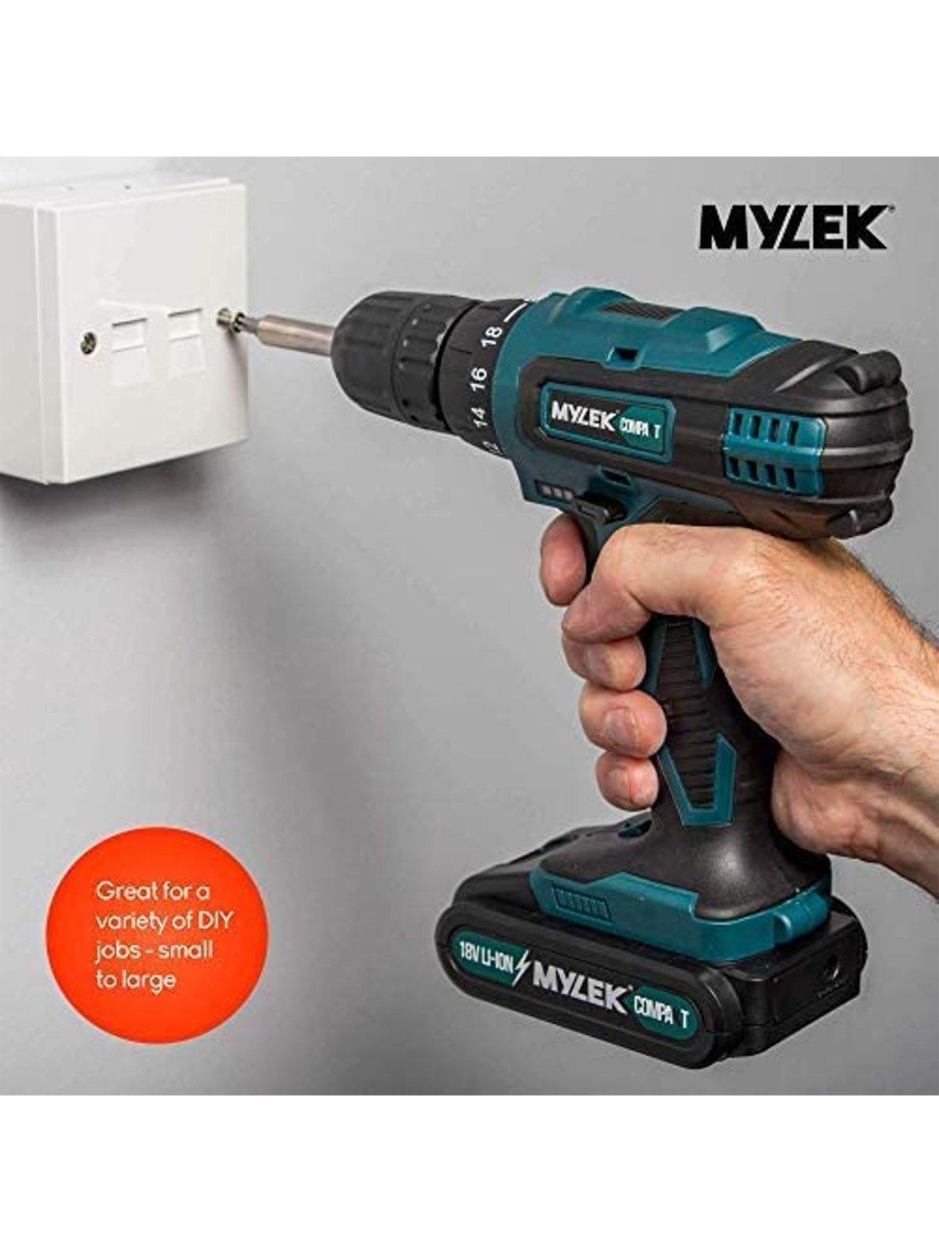  image of mylek-18v-cordless-driver-lithium-ion-drill