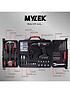 image of mylek-18v-cordless-drill-with-130-piece-tool-set-and-case