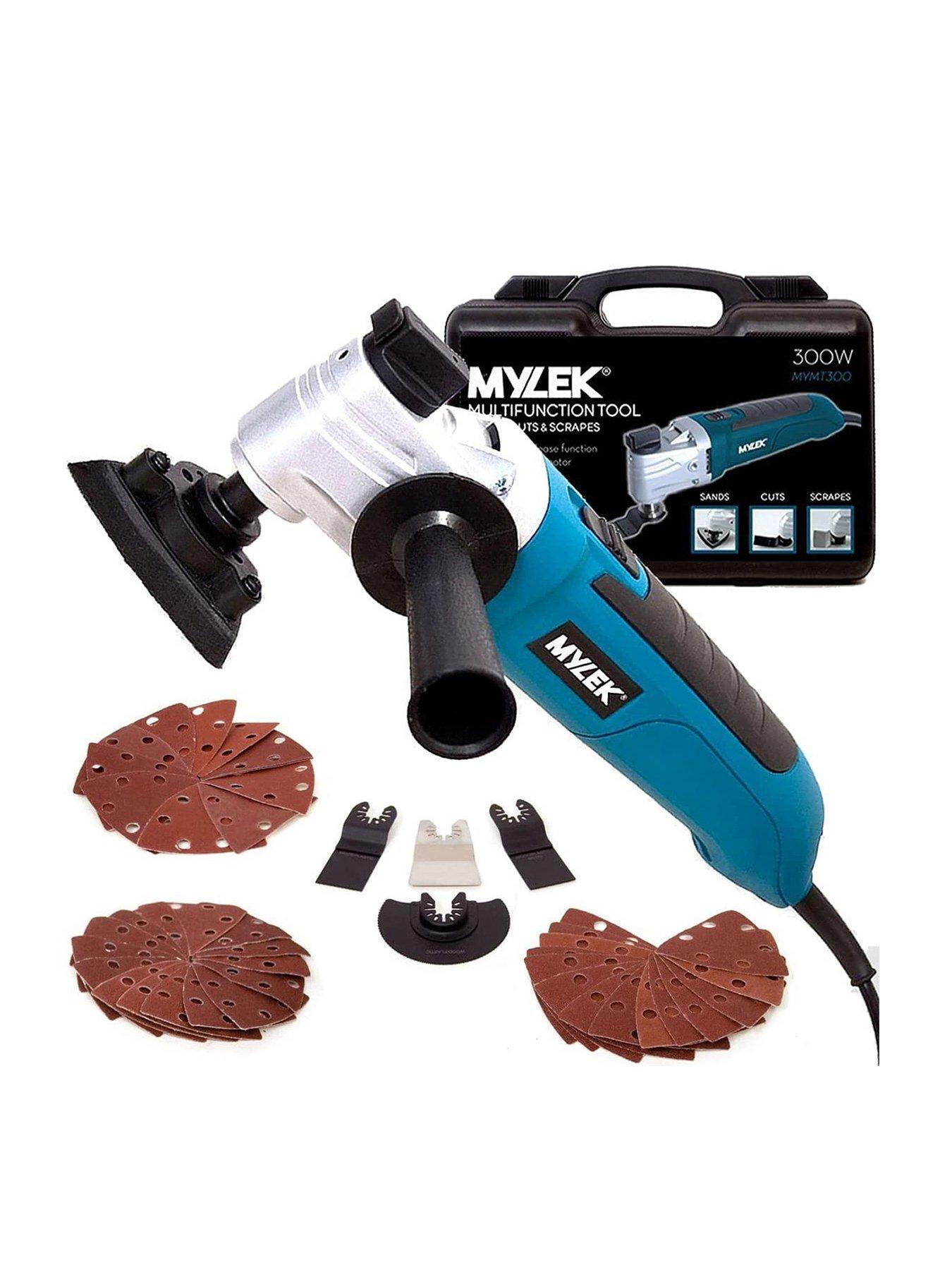 undefined Multi Tool 300W Oscillating Electric Multifunction Tool, Quick Blade Release with 48 Piece Accessory Kit and Carry Case