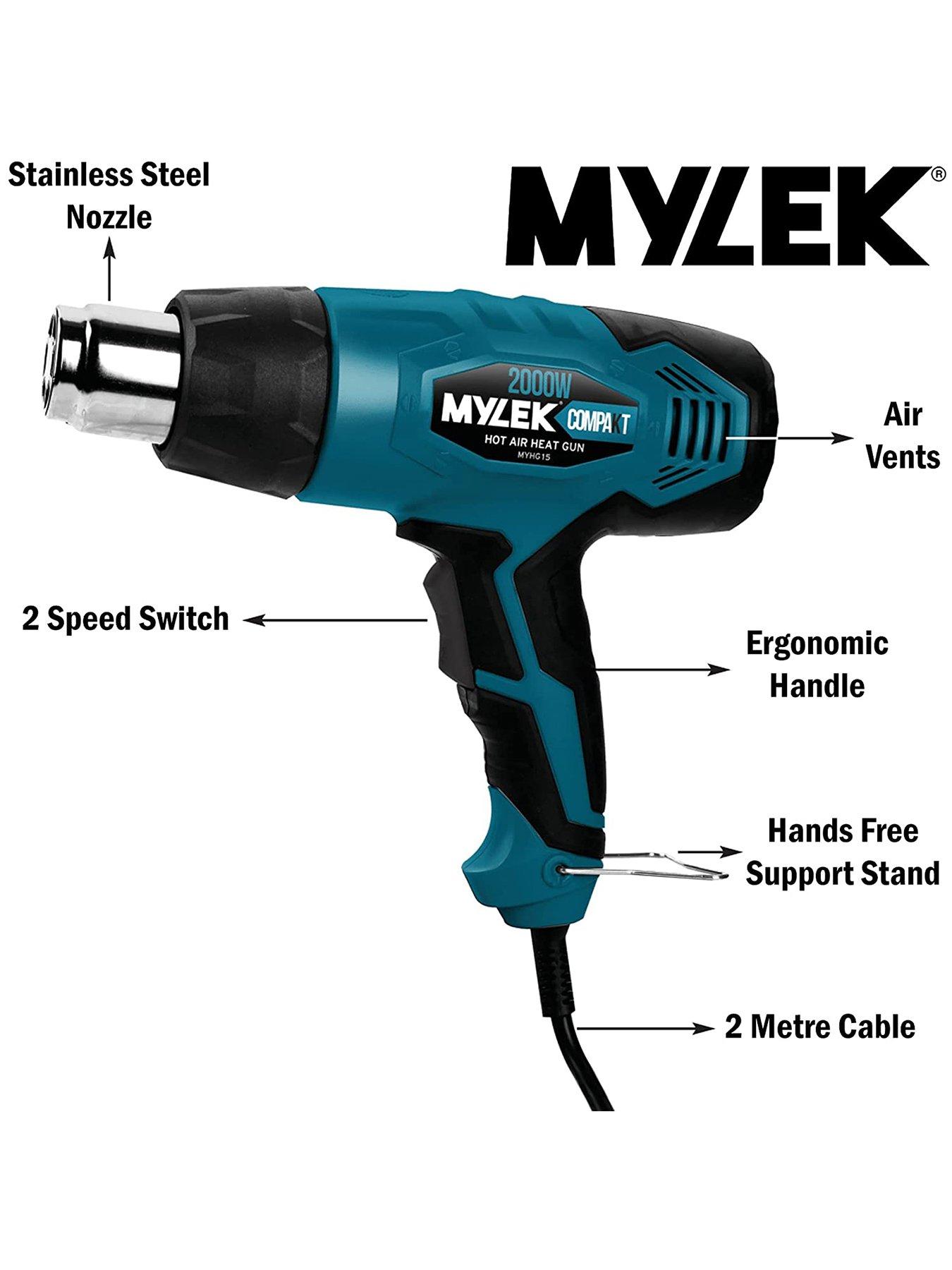 Mylek Hot Air Heat Gun 2000W with Accessory Set