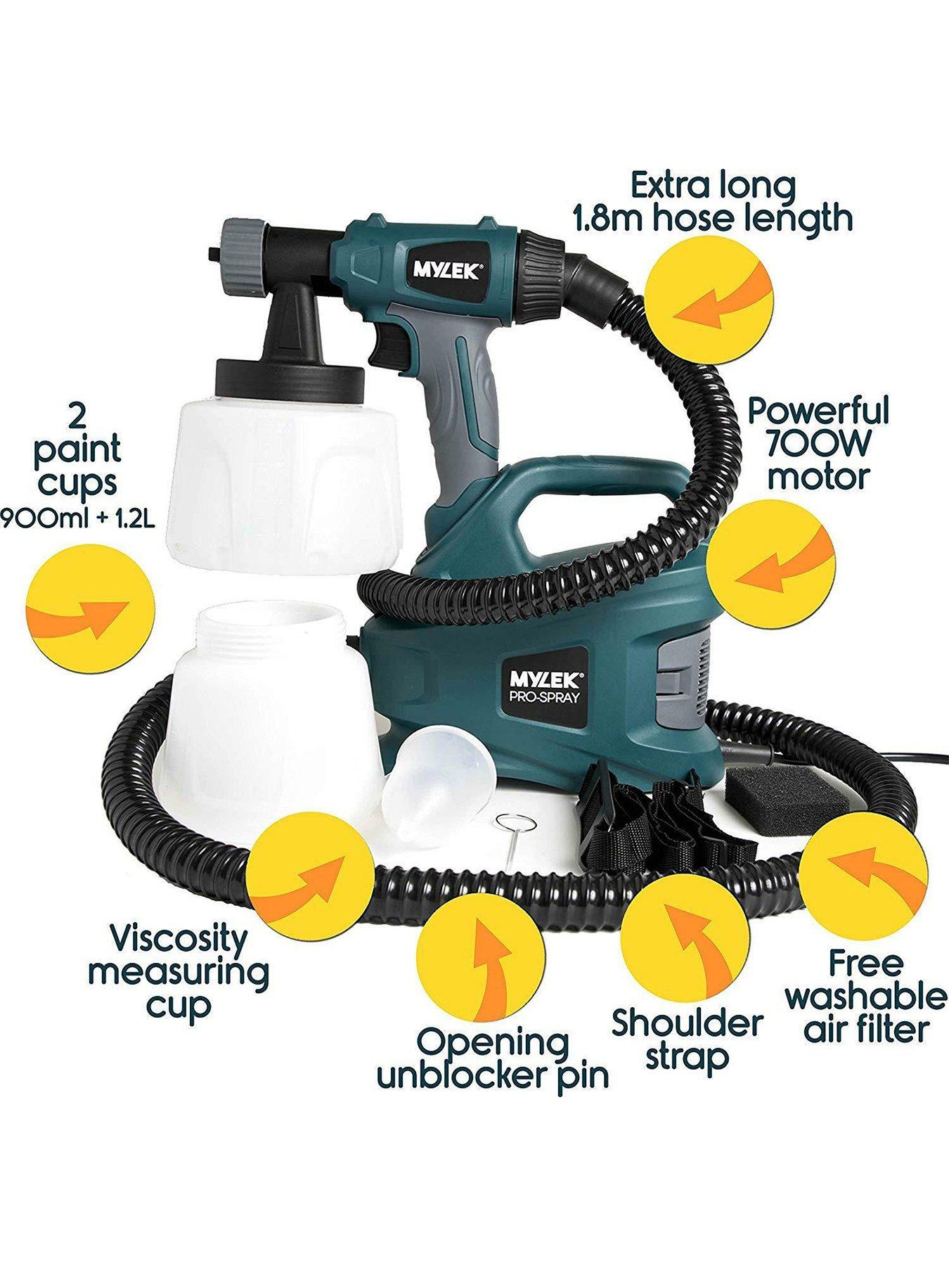 Mylek ProSpray 700W Paint Sprayer Kit
