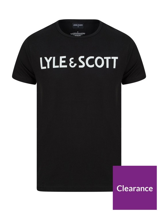 stillFront image of lyle-scott-eric-lounge-set-black
