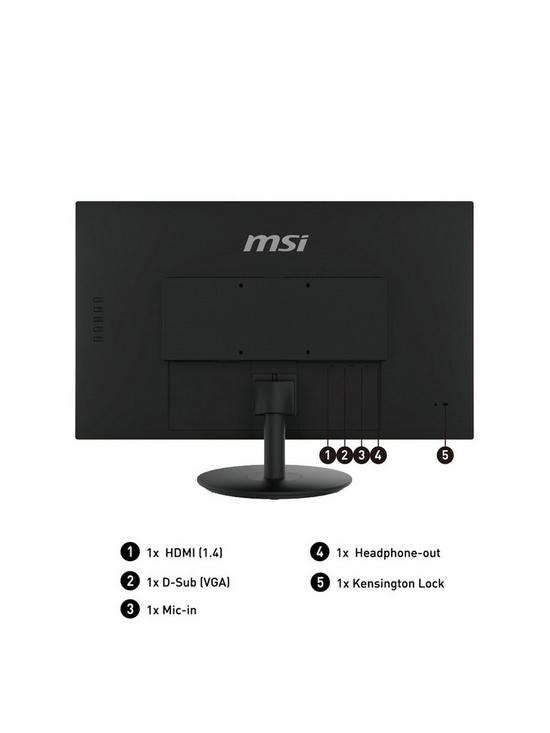stillFront image of msi-pro-mp271-27-inch-full-hd-75hz-ips-flat-monitor-with-built-in-speakers