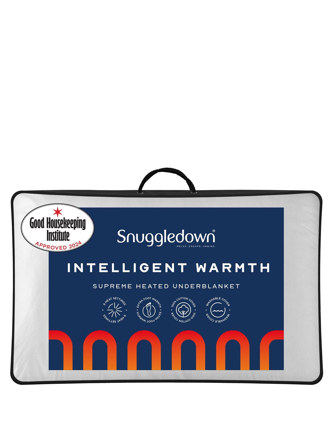 undefined Snuggledown Intelligent Warmth Heated Topper - Single - White