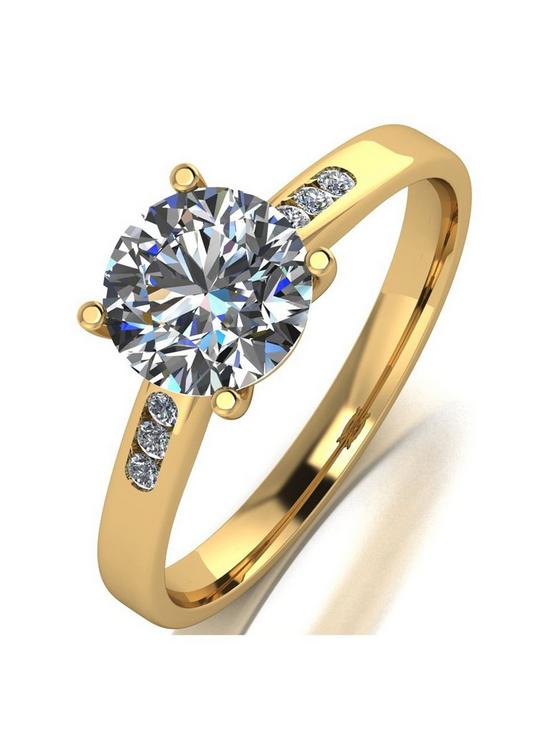 front image of moissanite-9ctnbspgold-135ct-moissanite-solitaire-ring