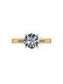  image of moissanite-9ctnbspgold-135ct-moissanite-solitaire-ring