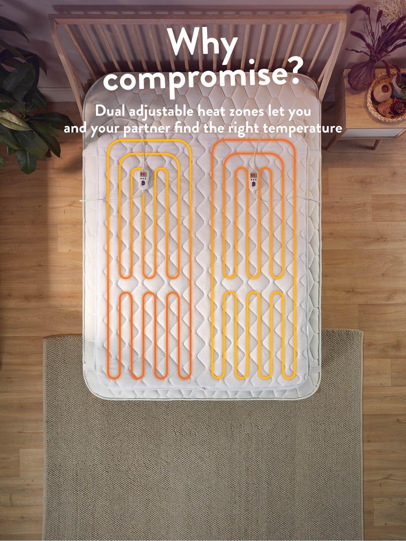  image of slumberdown-wonderfully-warm-electric-blanket-white