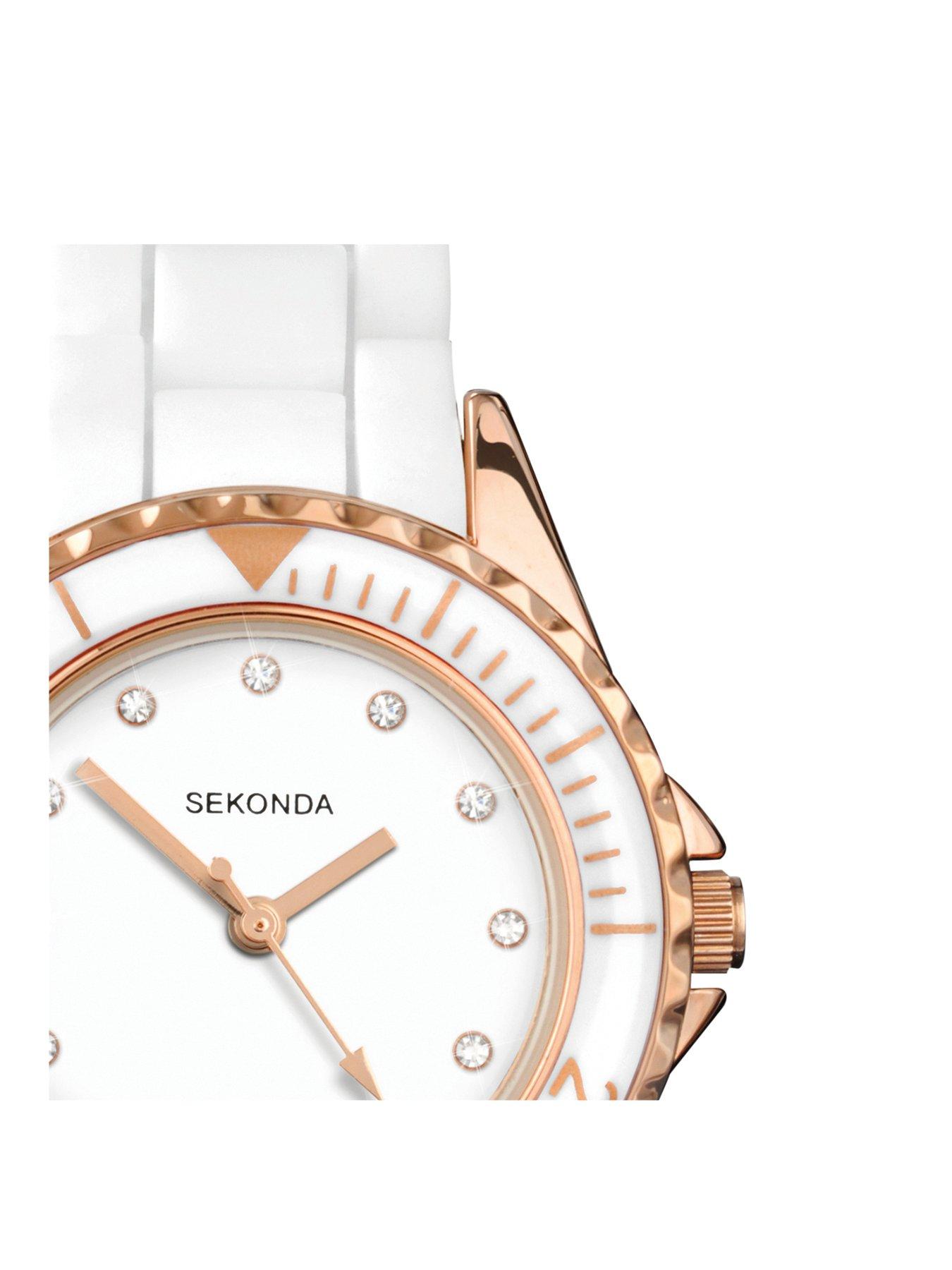 Sekonda ladies watch white strap sale