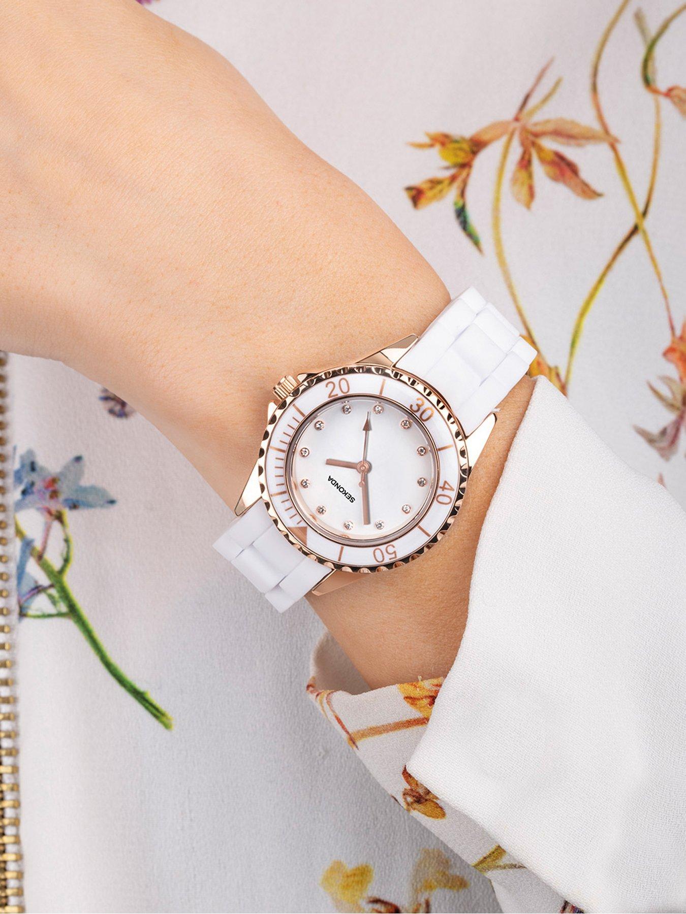 White on sale sekonda watch