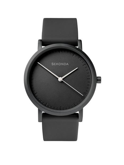 sekonda-ladies-palette-black-silicone-strap-with-black-dial-watch