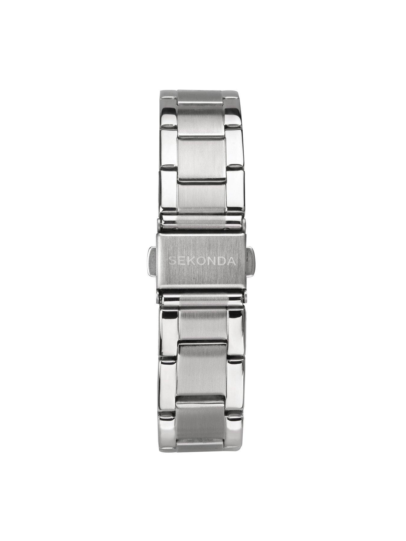 Image 6 of 7 of Sekonda Ladies Taylor Silver Stainless Steel Bracelet with Light Green Dial Watch