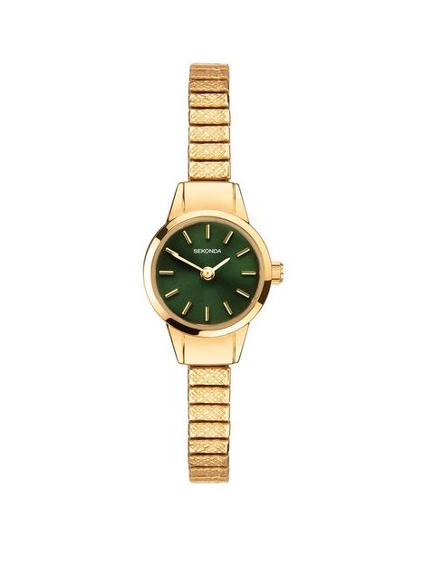 sekonda-ladies-gold-stainless-steel-bracelet-with-green-dial-watch