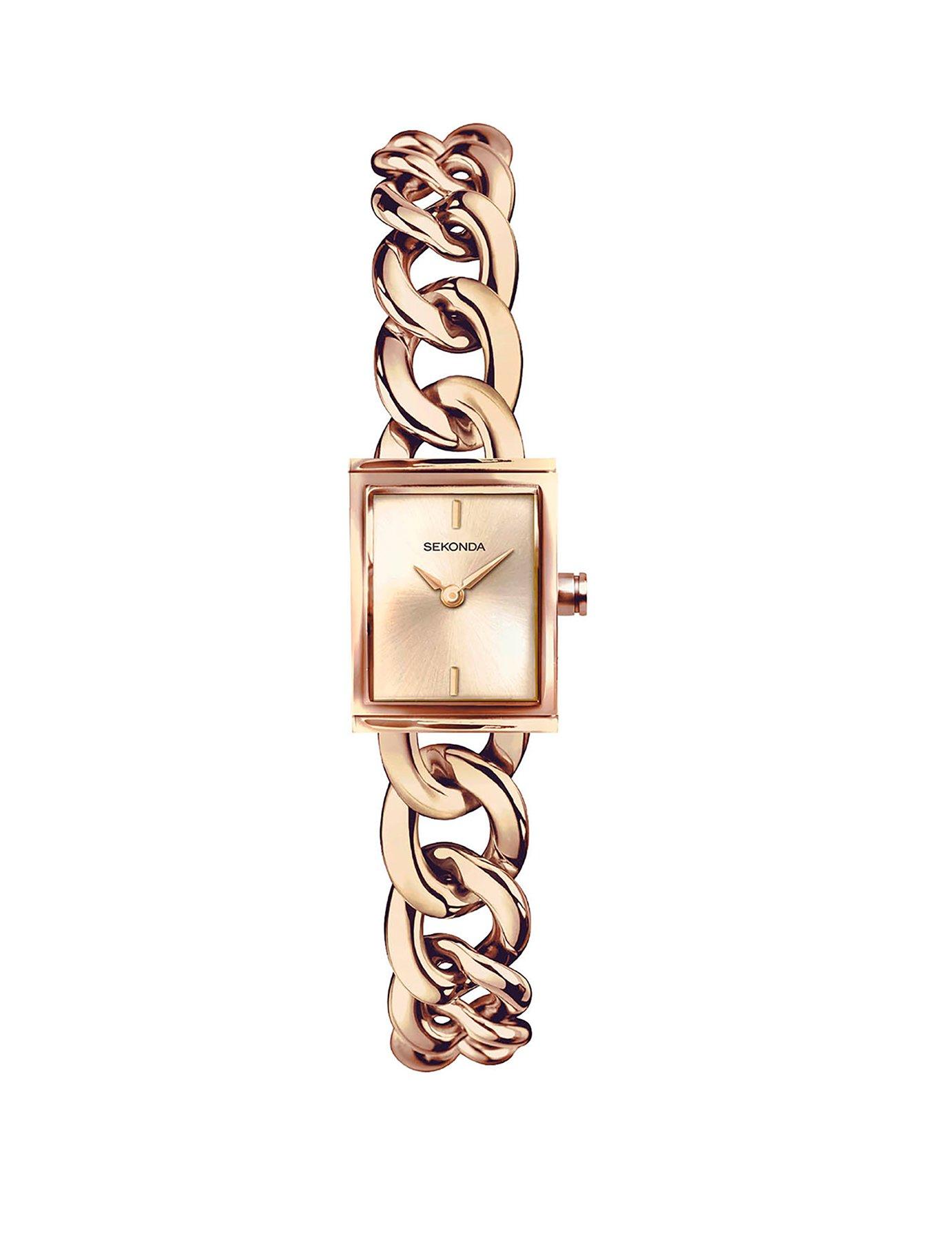 Sekonda ladies rose hot sale gold bracelet watch