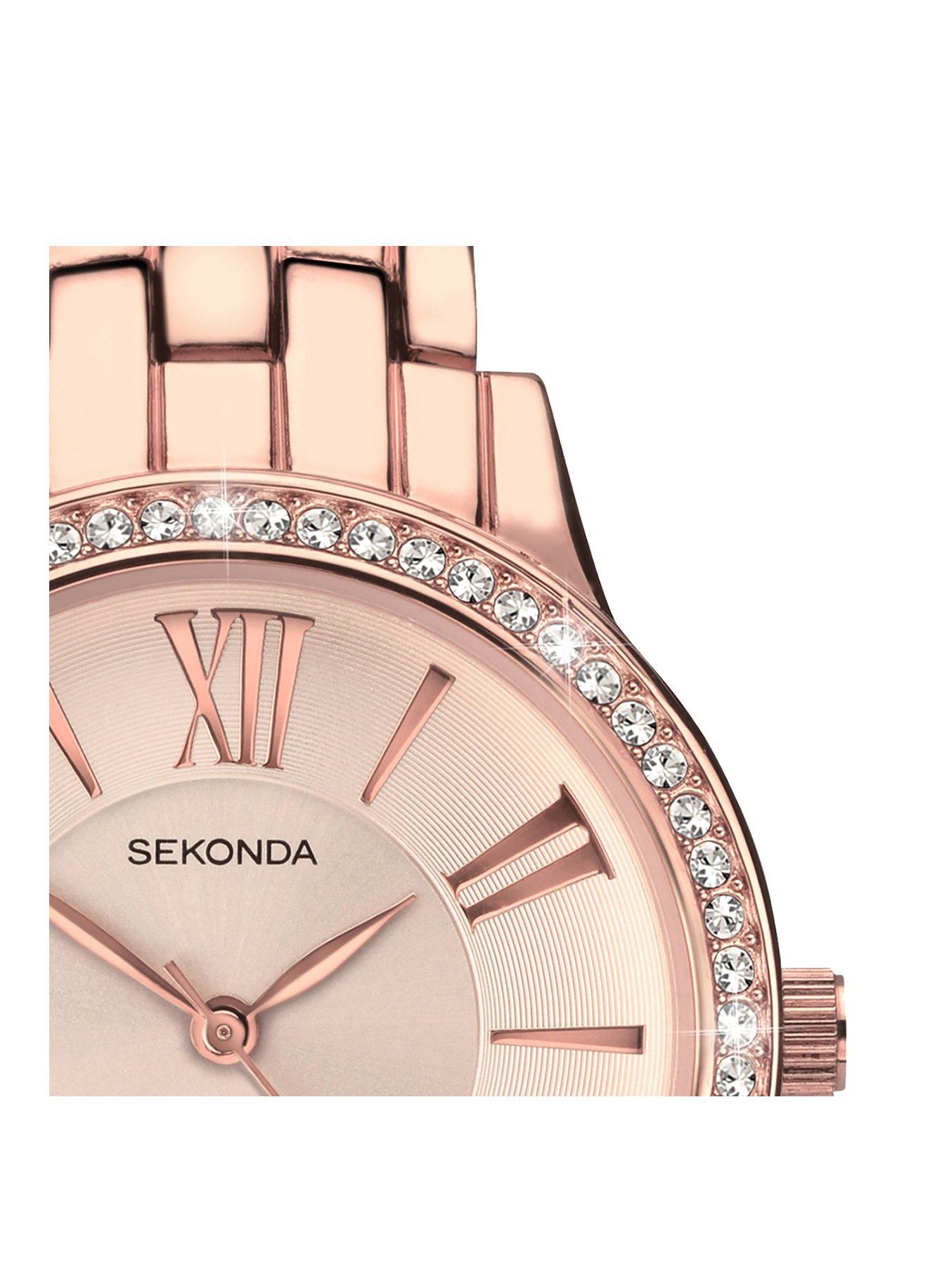 Image 2 of 7 of Sekonda Ladies Charlotte Rose Gold Alloy Bracelet with Rose Gold Dial Watch