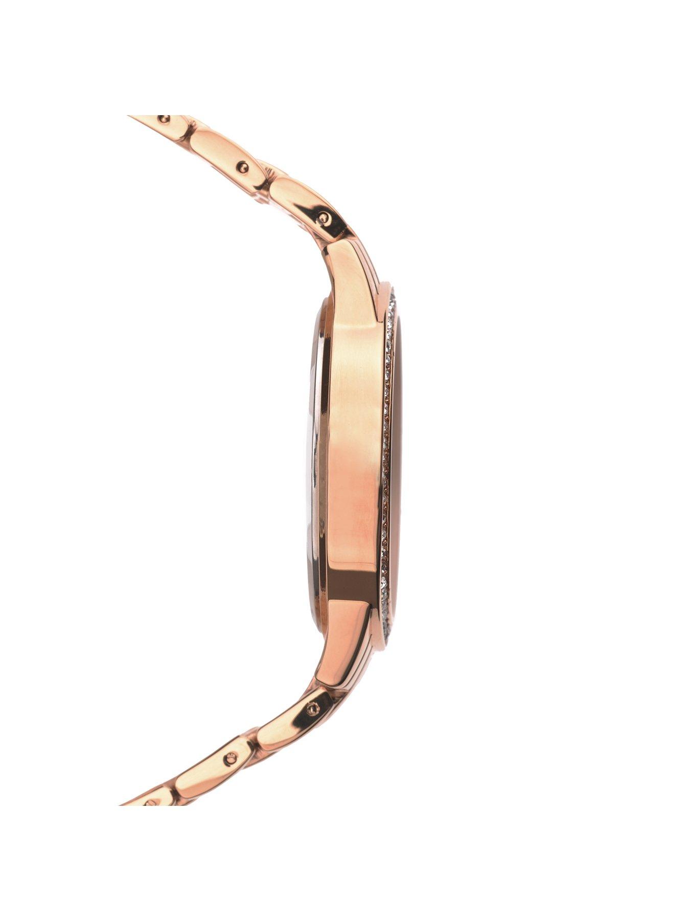 Image 4 of 7 of Sekonda Ladies Charlotte Rose Gold Alloy Bracelet with Rose Gold Dial Watch