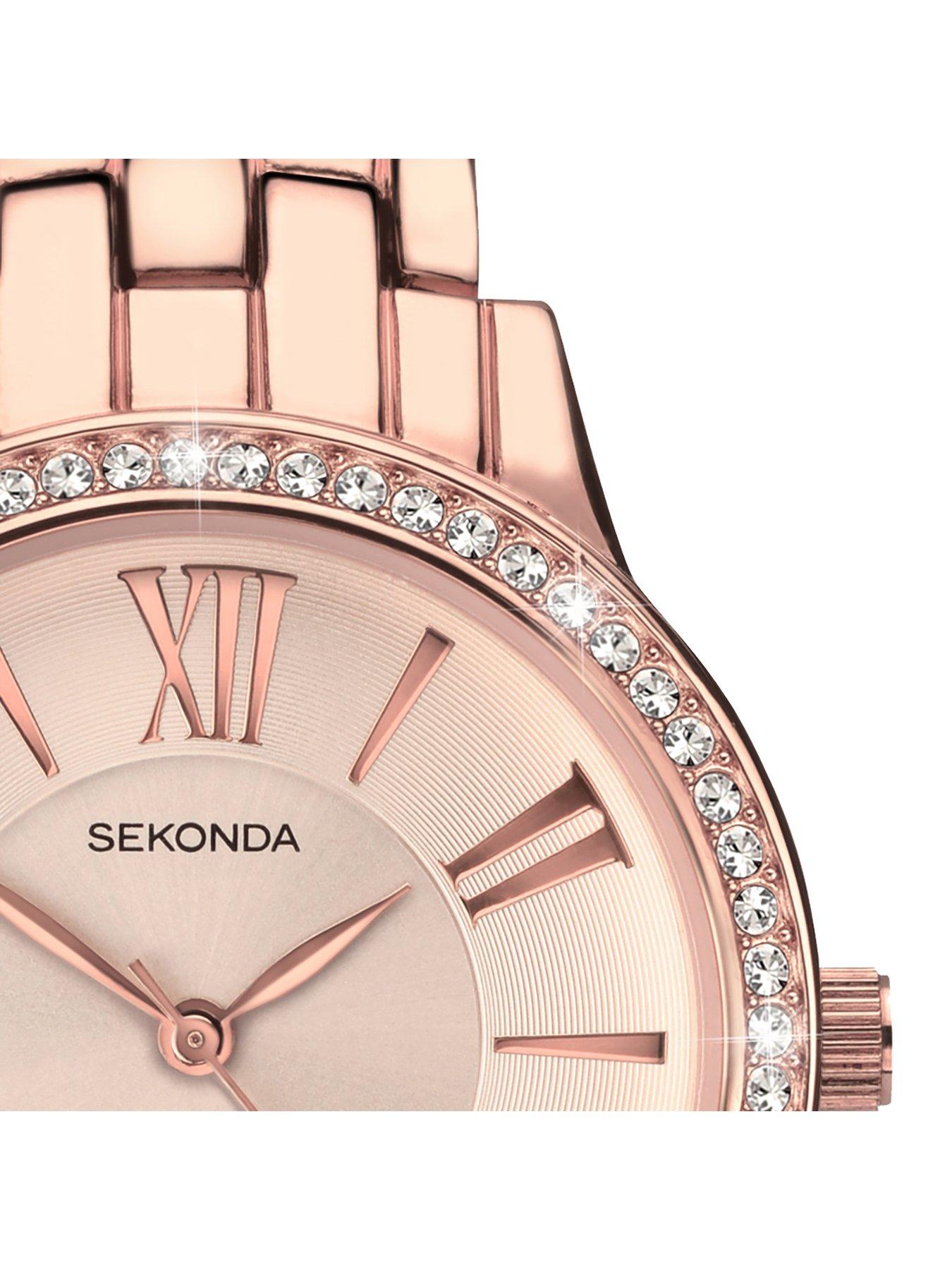 Image 6 of 7 of Sekonda Ladies Charlotte Rose Gold Alloy Bracelet with Rose Gold Dial Watch