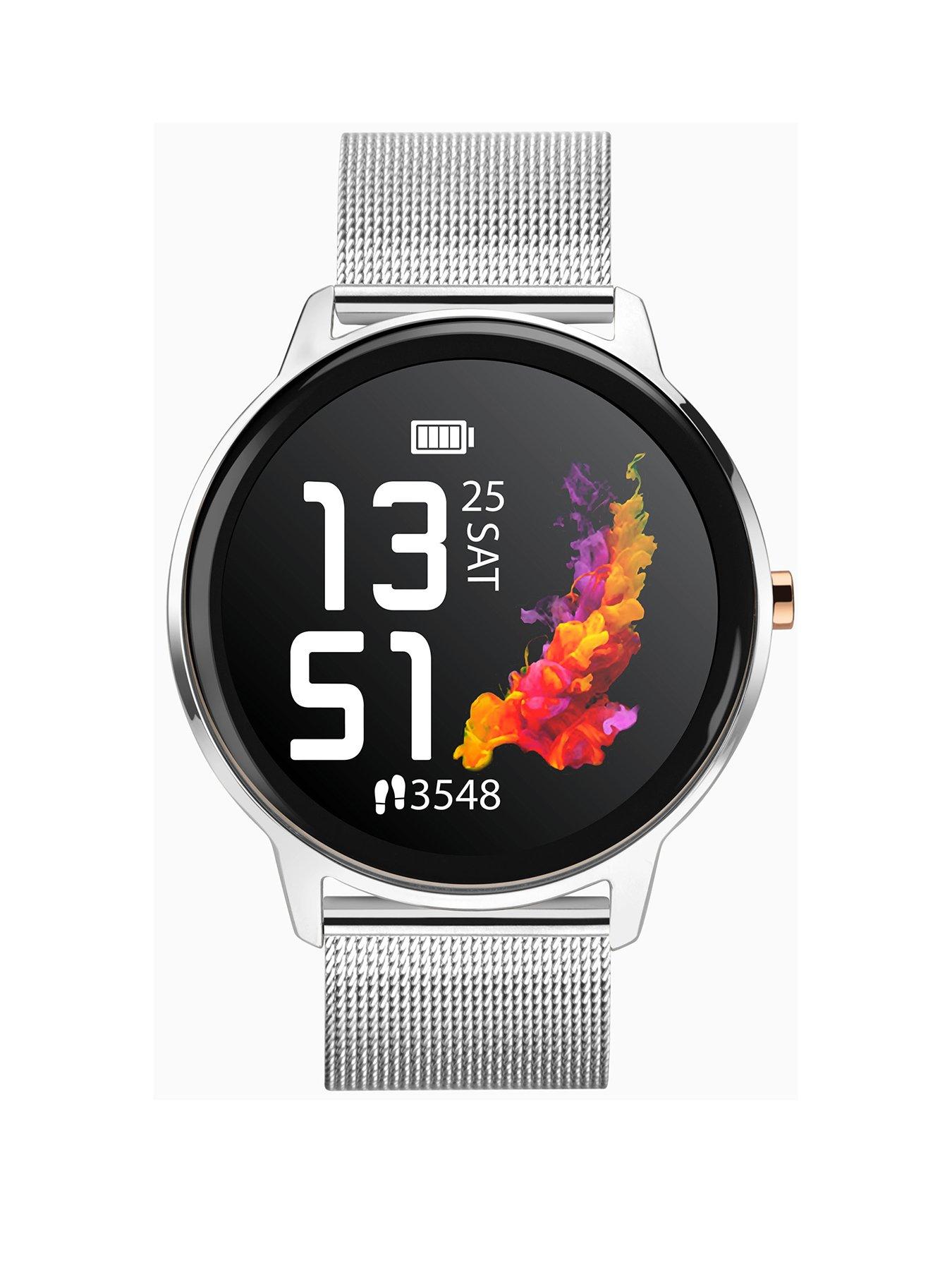 Sekonda Flex Men's Smartwatch - Stainless Steel/Mesh