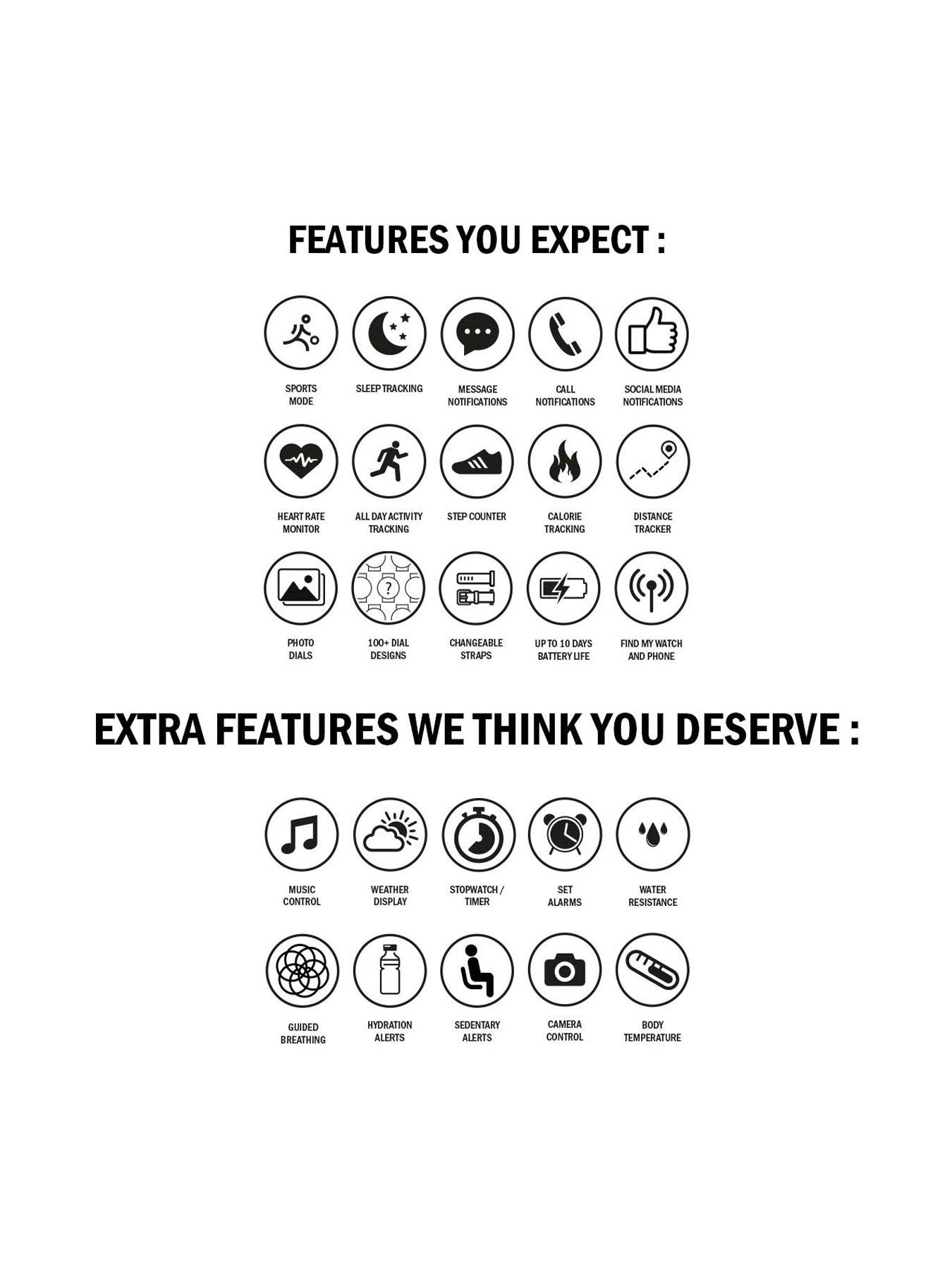  image of sekonda-flex-mens-smartwatch-black-stainless-steel