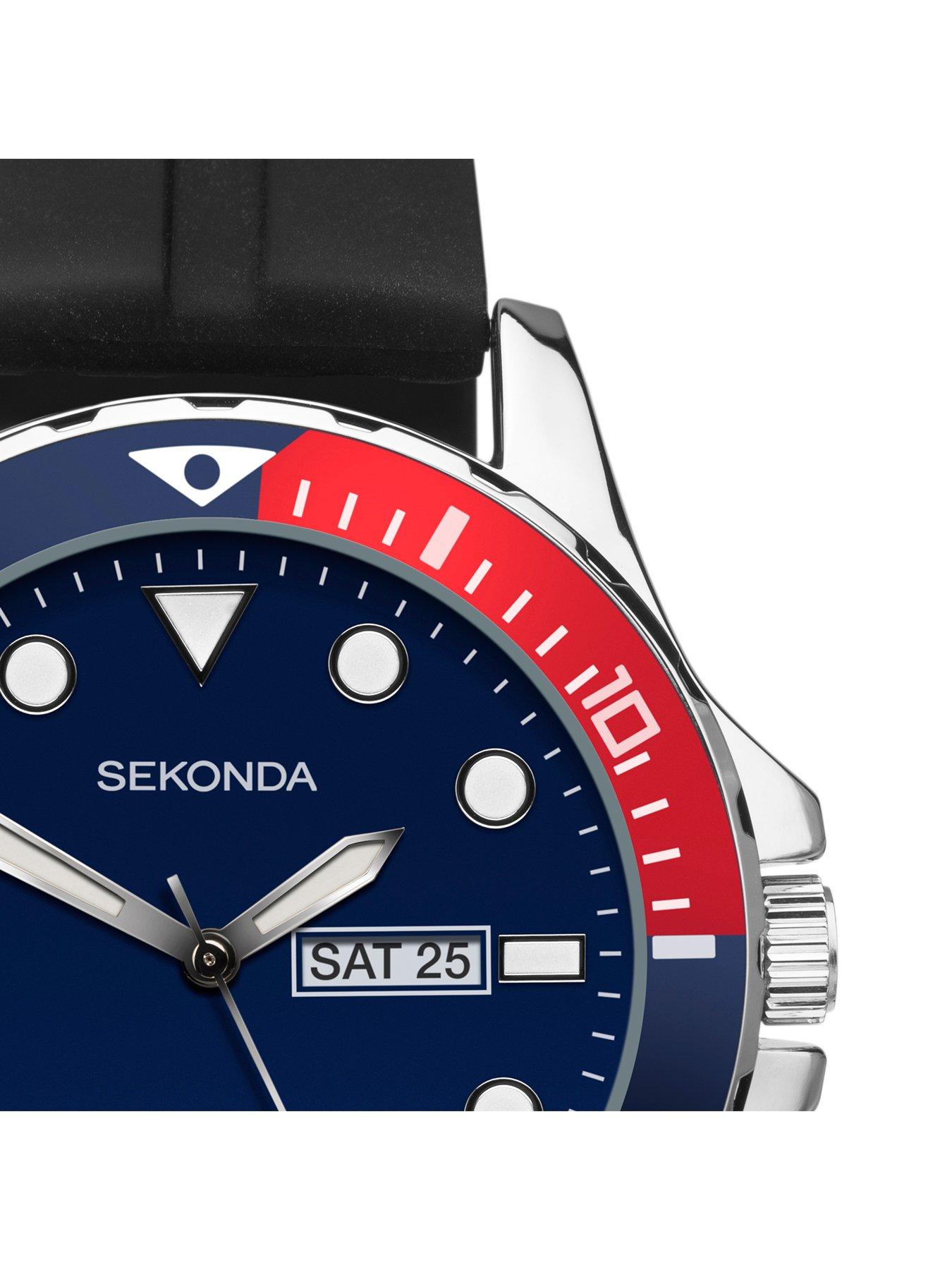 Sekonda blue face outlet watch