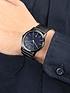  image of sekonda-mens-oslo-black-leather-strap-with-blue-dial-watch