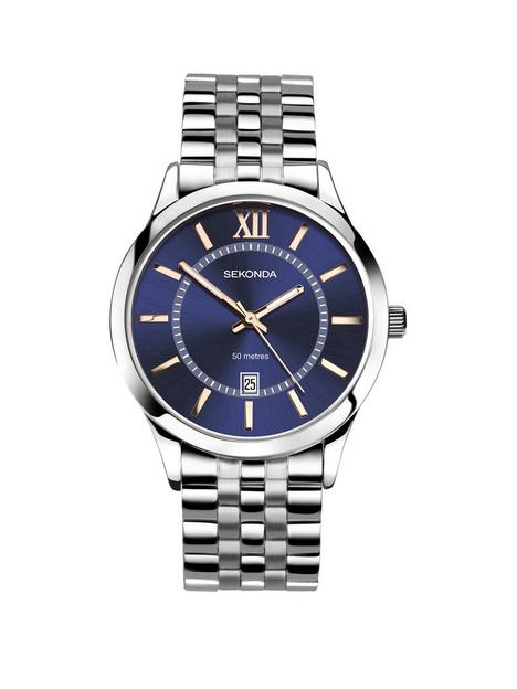 sekonda-mens-silver-stainless-steel-bracelet-with-blue-dial-watch