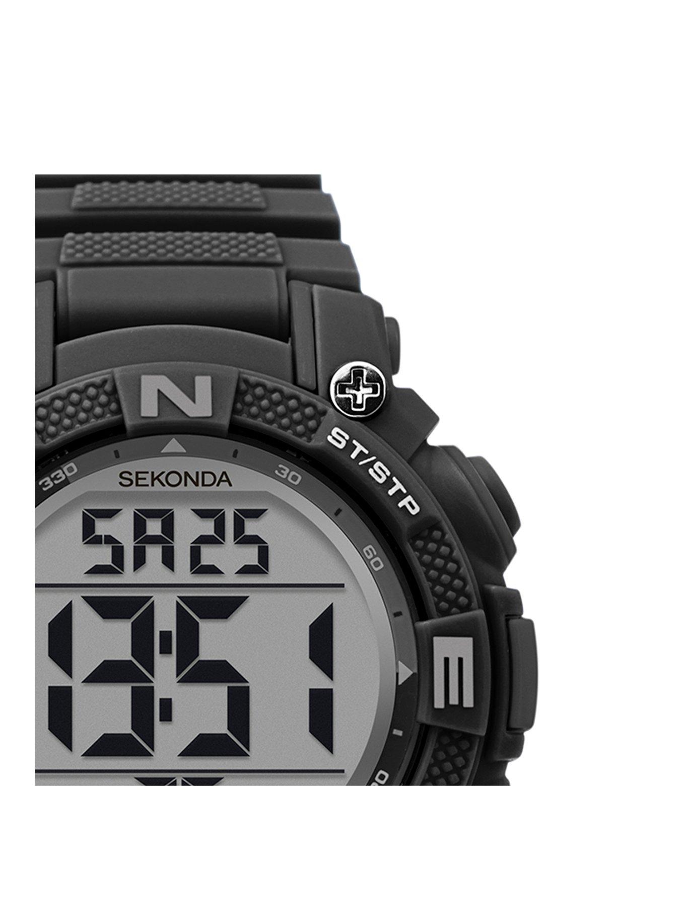 Mens digital watch sale new arrivals