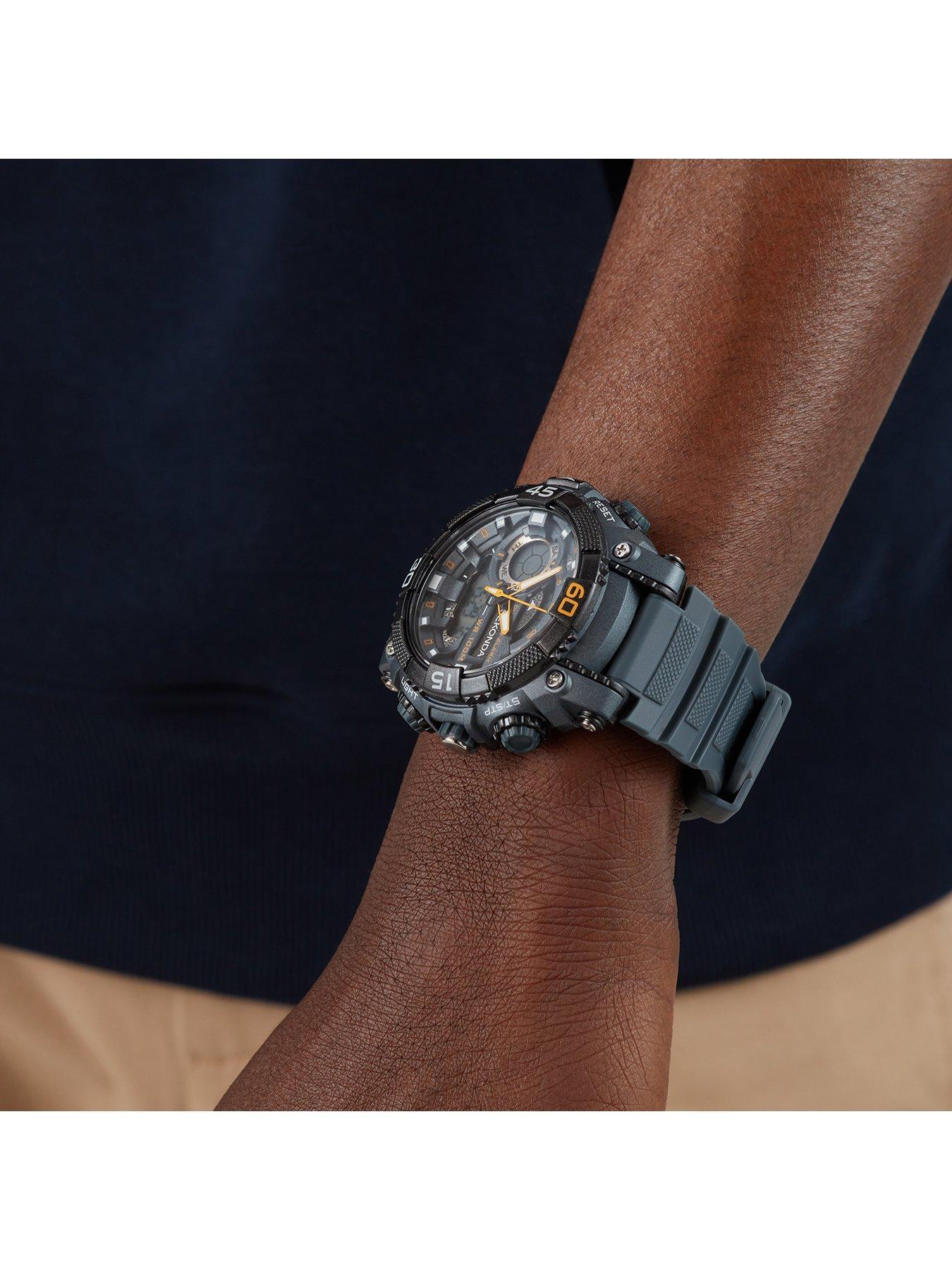  image of sekonda-mens-digital-grey-plastic-strap-with-grey-dial-watch