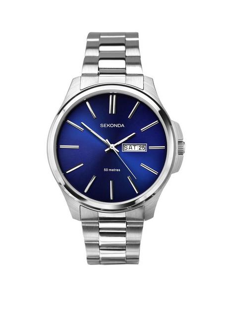 sekonda-mens-jones-silver-stainless-steel-bracelet-with-blue-dial-watch