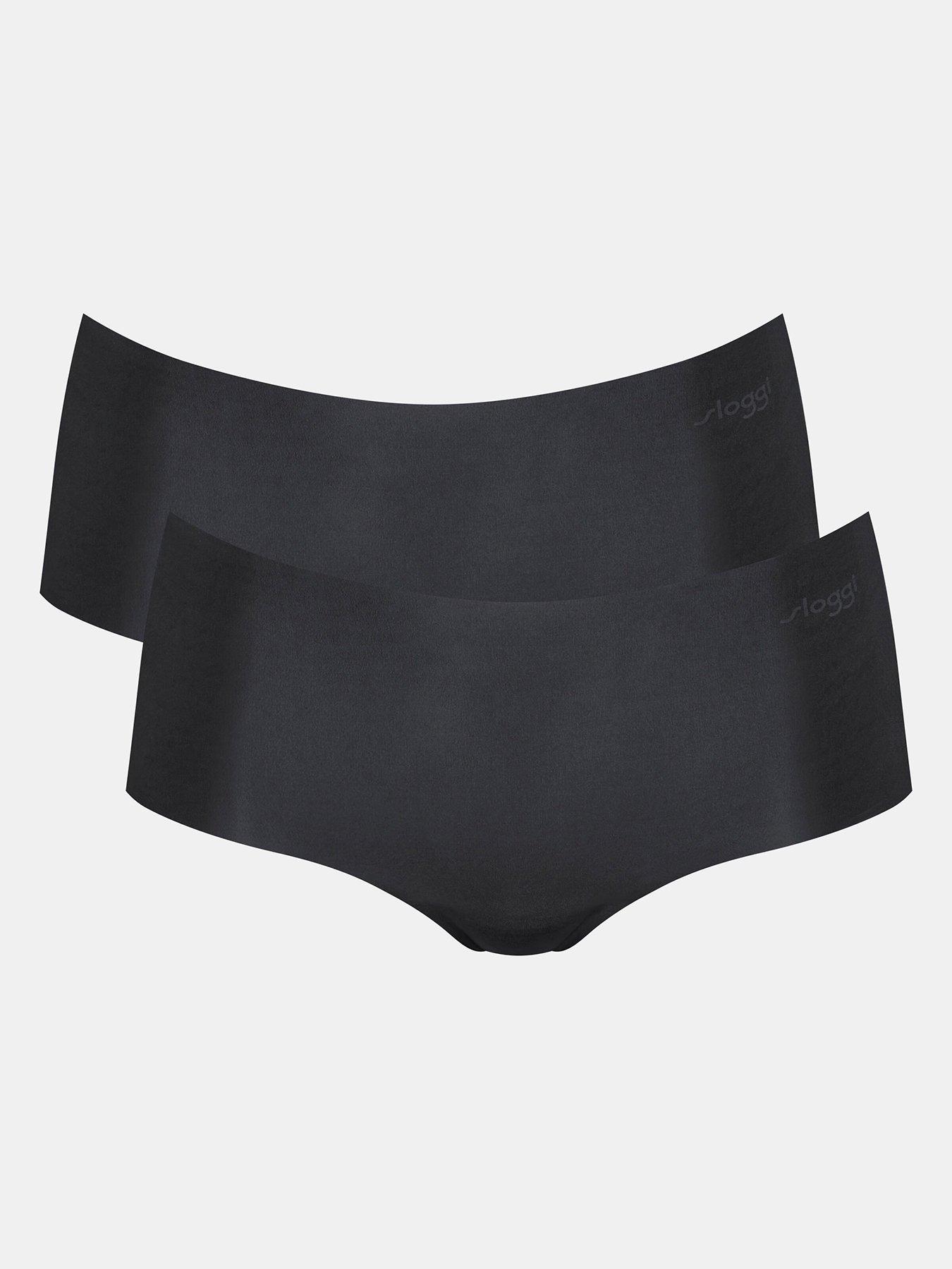 Sloggi Womens Zero Feel High Waisted Seamfree Cotton Underwear or Panties  Basic Maxi Briefs (Skin, M, 3 Pack) 