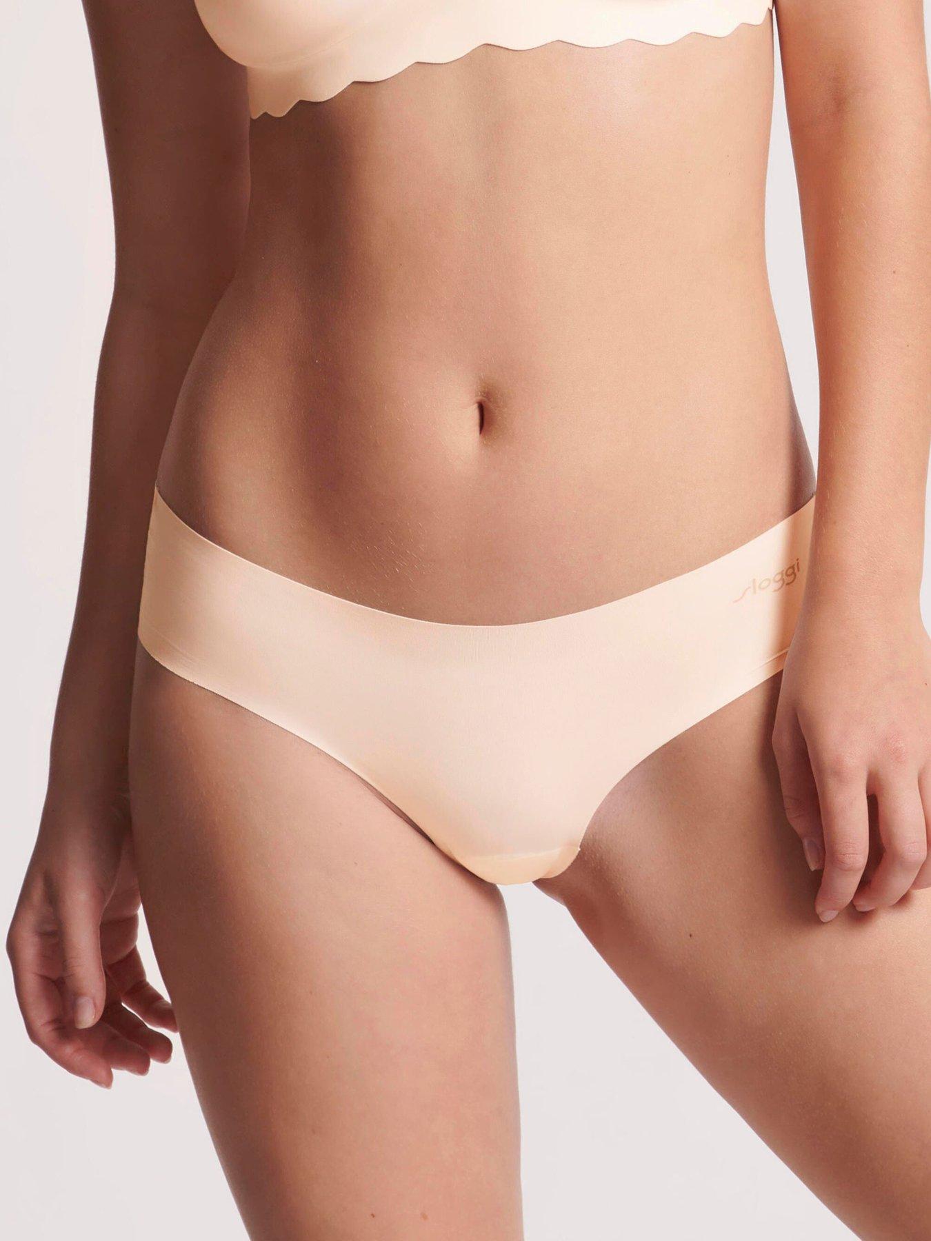 Invisible Sculpt Super High Waist Thong - Beige