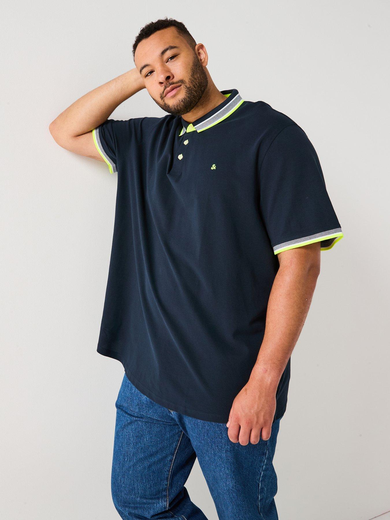 Jack & Jones PLUS Paulos Polo Shirt - Navy