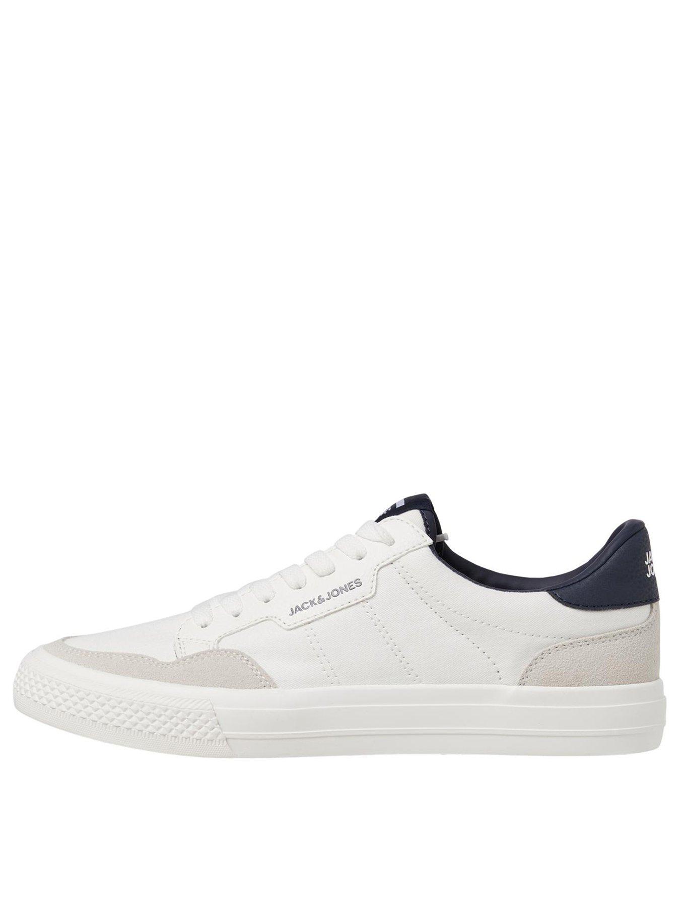 Jack & Jones Morden Faux Leather Trainers - White