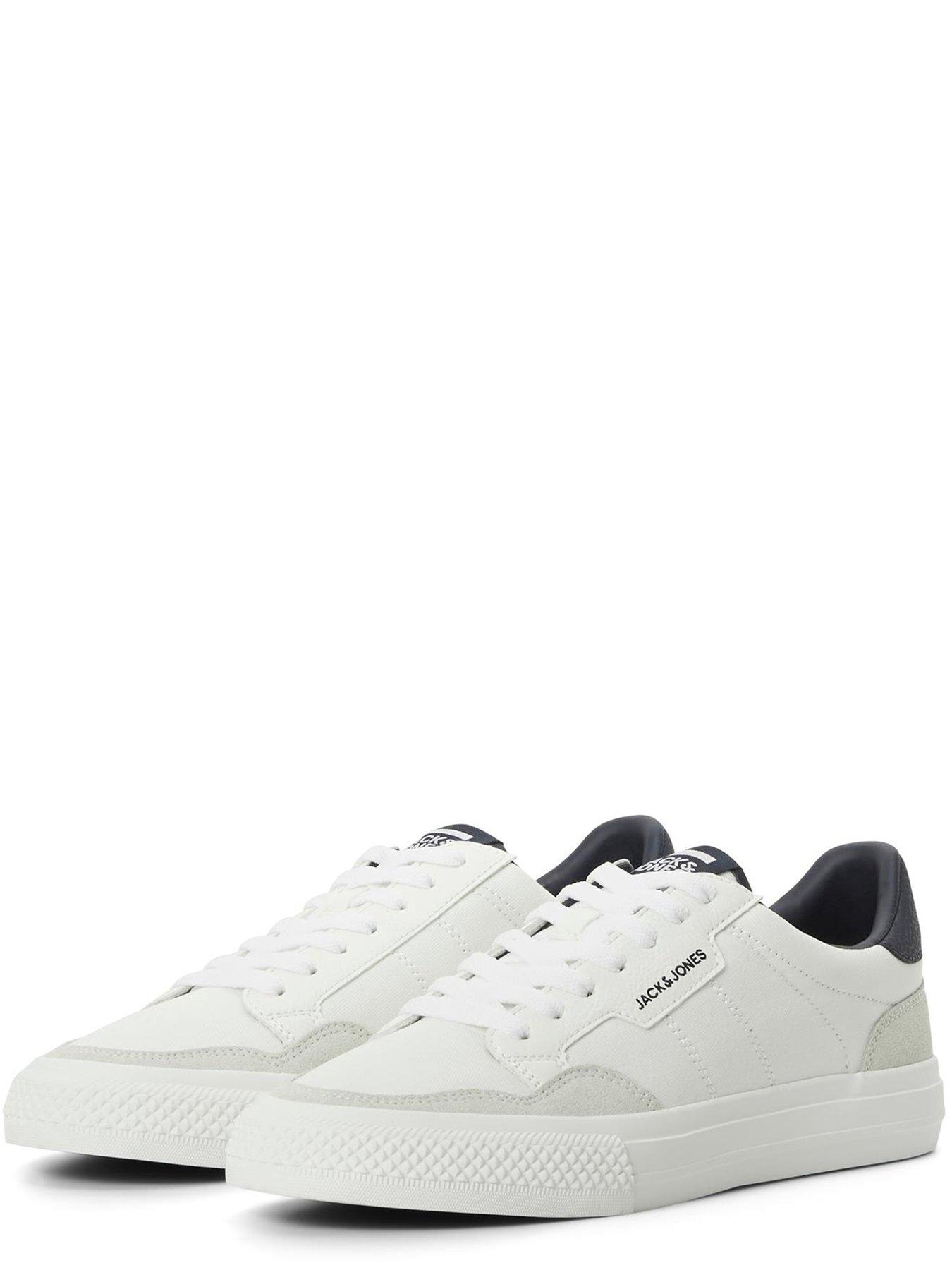  image of jack-jones-morden-faux-leather-trainers-white