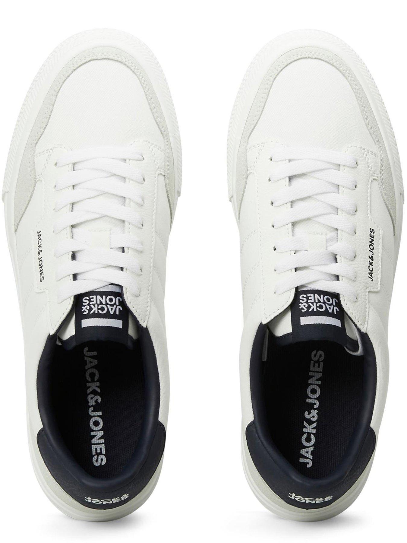  image of jack-jones-morden-faux-leather-trainers-white