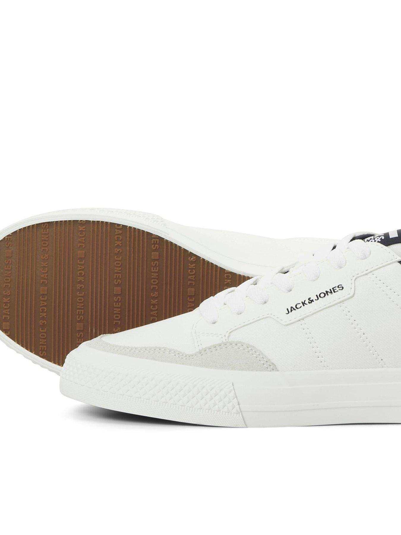  image of jack-jones-morden-faux-leather-trainers-white