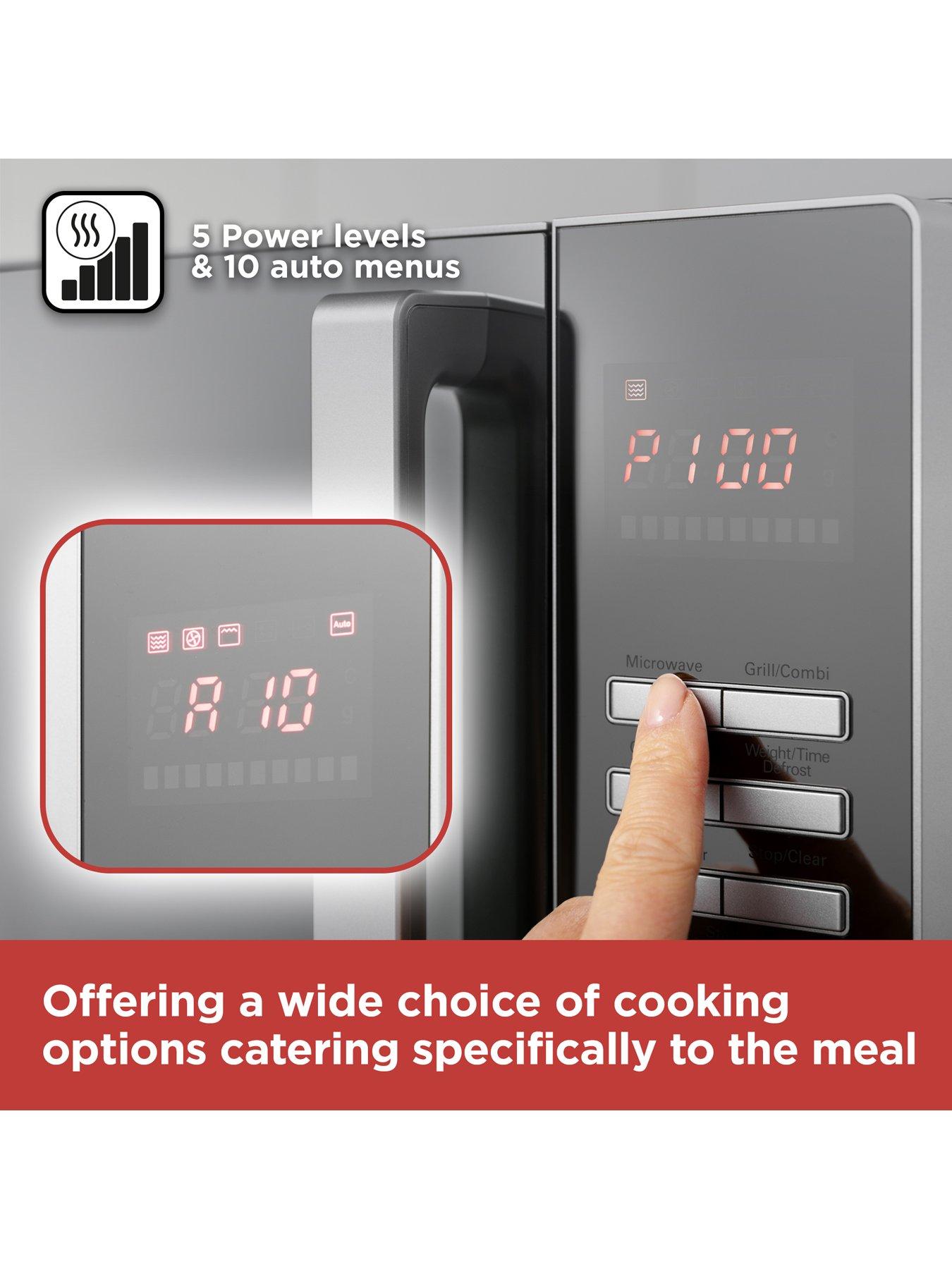 Image 5 of 6 of Black & Decker 30-Litre Combination Microwave with Grill and Convection Oven, Silver, BXMZ24038GB