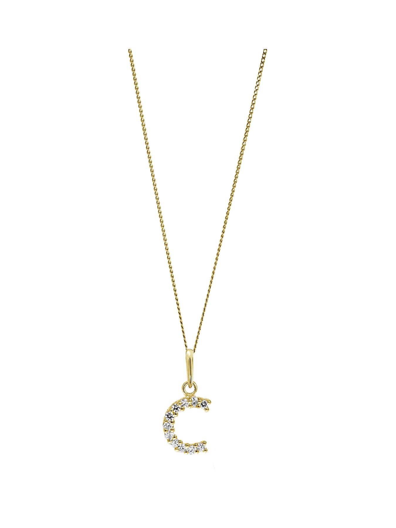 the-love-collection-9ct-yellow-gold-cubic-zirconia-initial-a-pendant-necklace