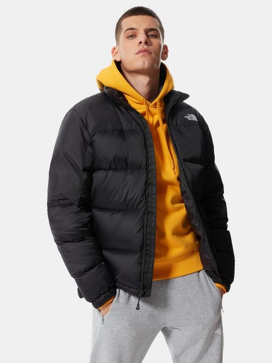 front image of the-north-face-mens-diablo-down-jacket-black