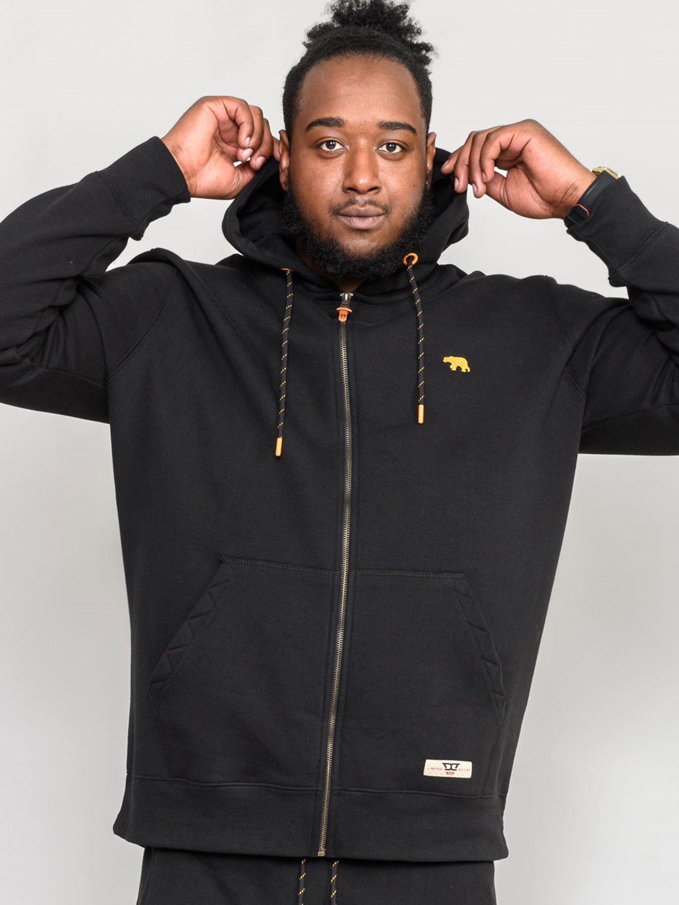 undefined Marble Full Zip Hoody With Chest Embroidery
