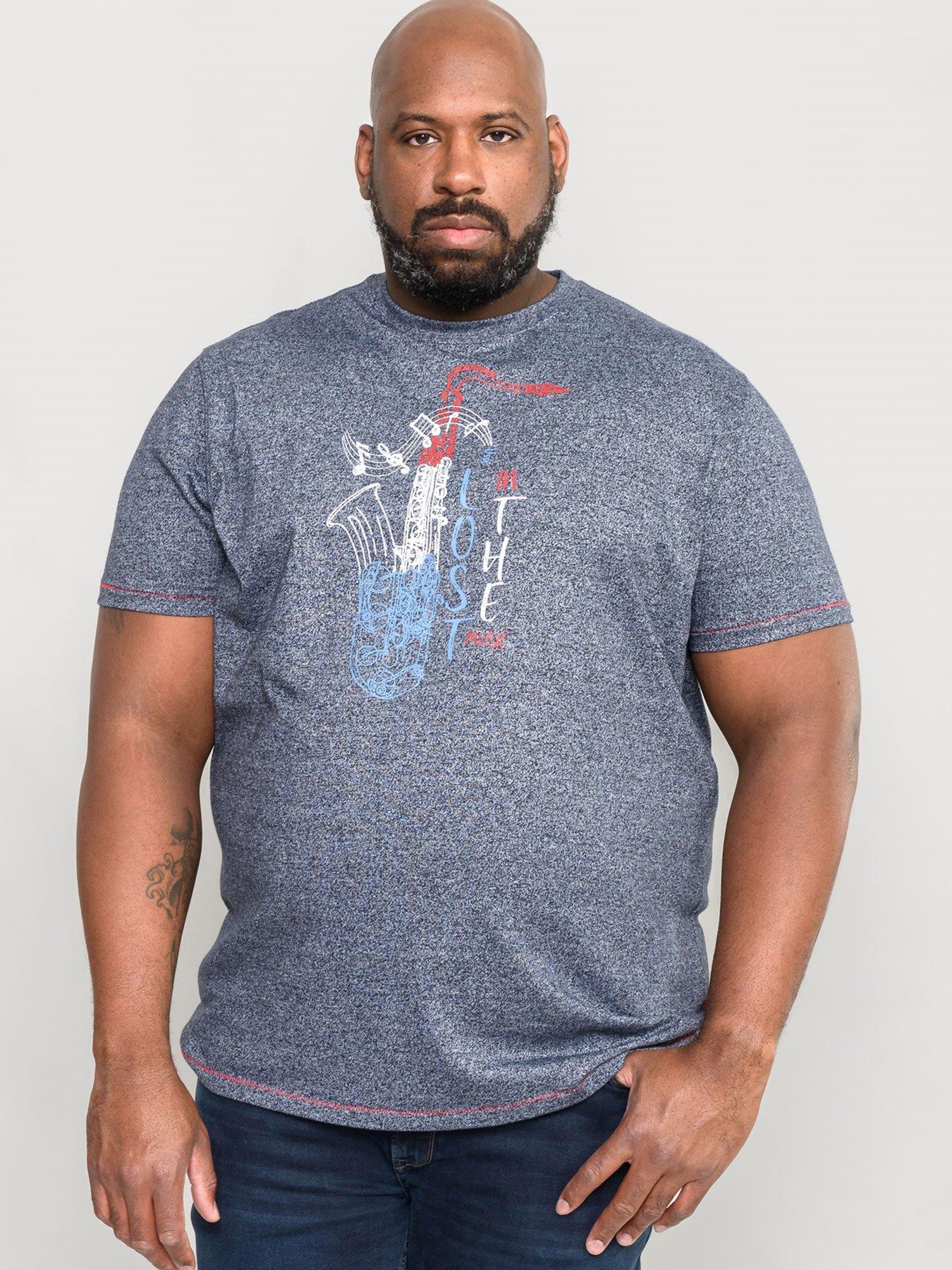 Image 1 of 4 of D555 Saxophone Print T-shirt