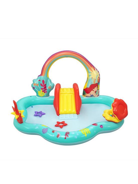 back image of bestway-little-mermaid-play-center
