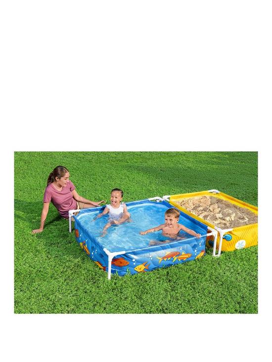front image of bestway-my-first-frame-pool-and-sandpit