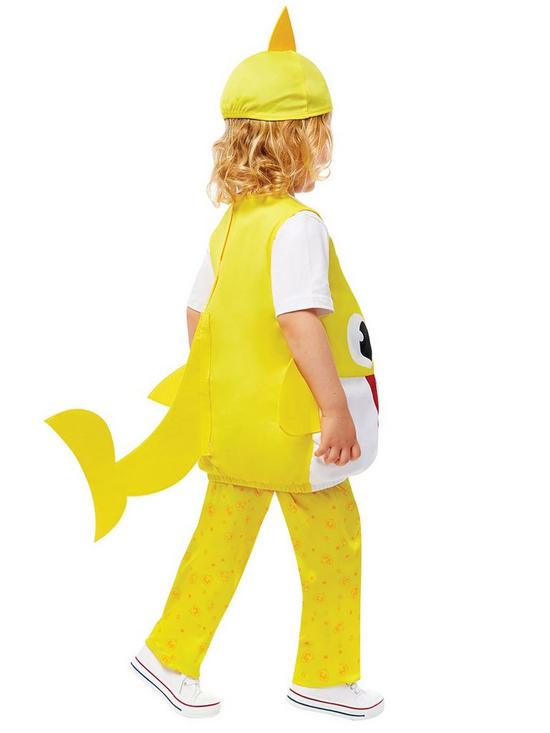 stillFront image of baby-shark-yellow-baby-costume