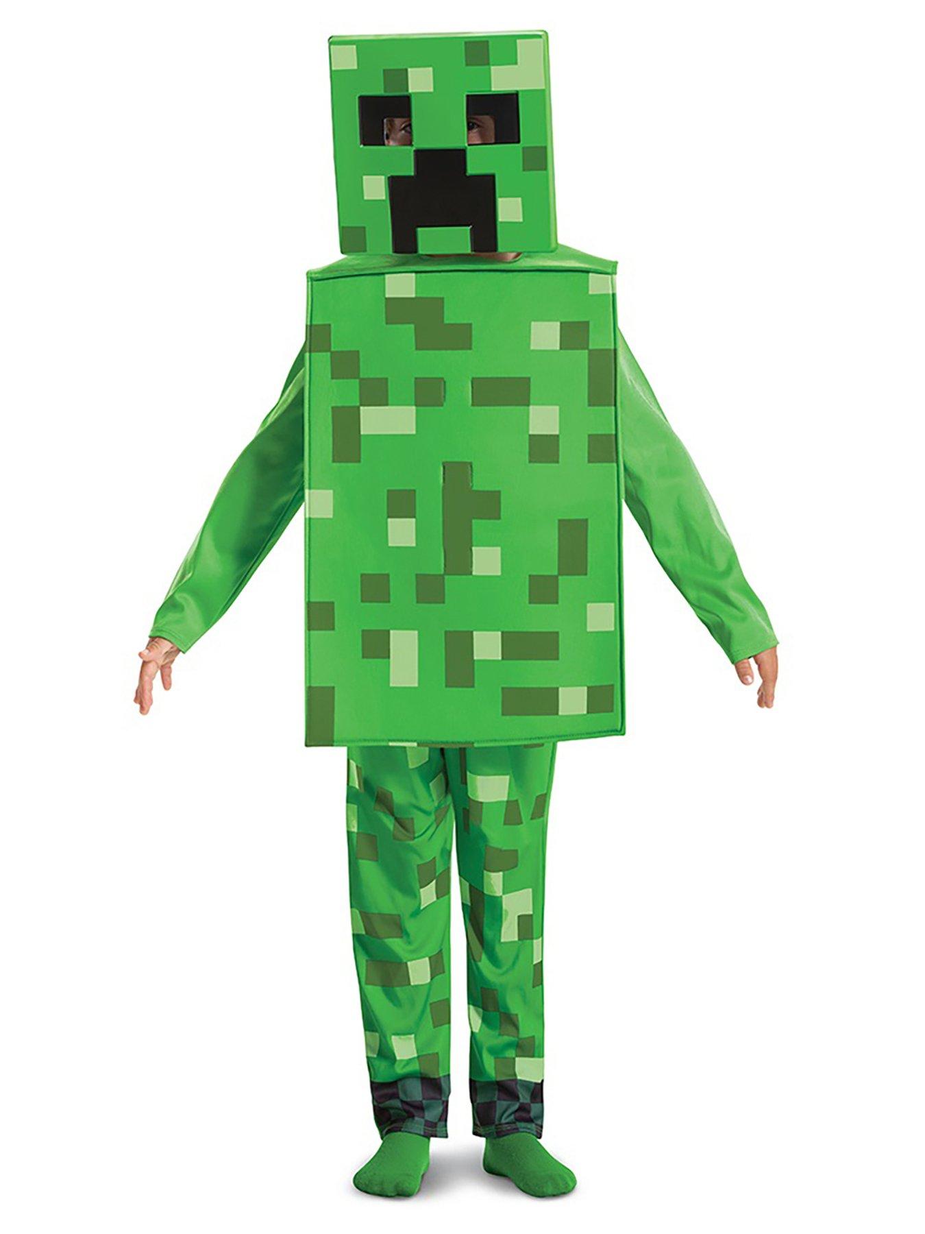 Image 1 of 2 of Minecraft Child Creeper Costume