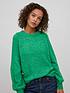  image of vila-jamina-knitted-jumper-green