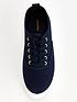  image of v-by-very-canvas-lace-up-trainer-navy