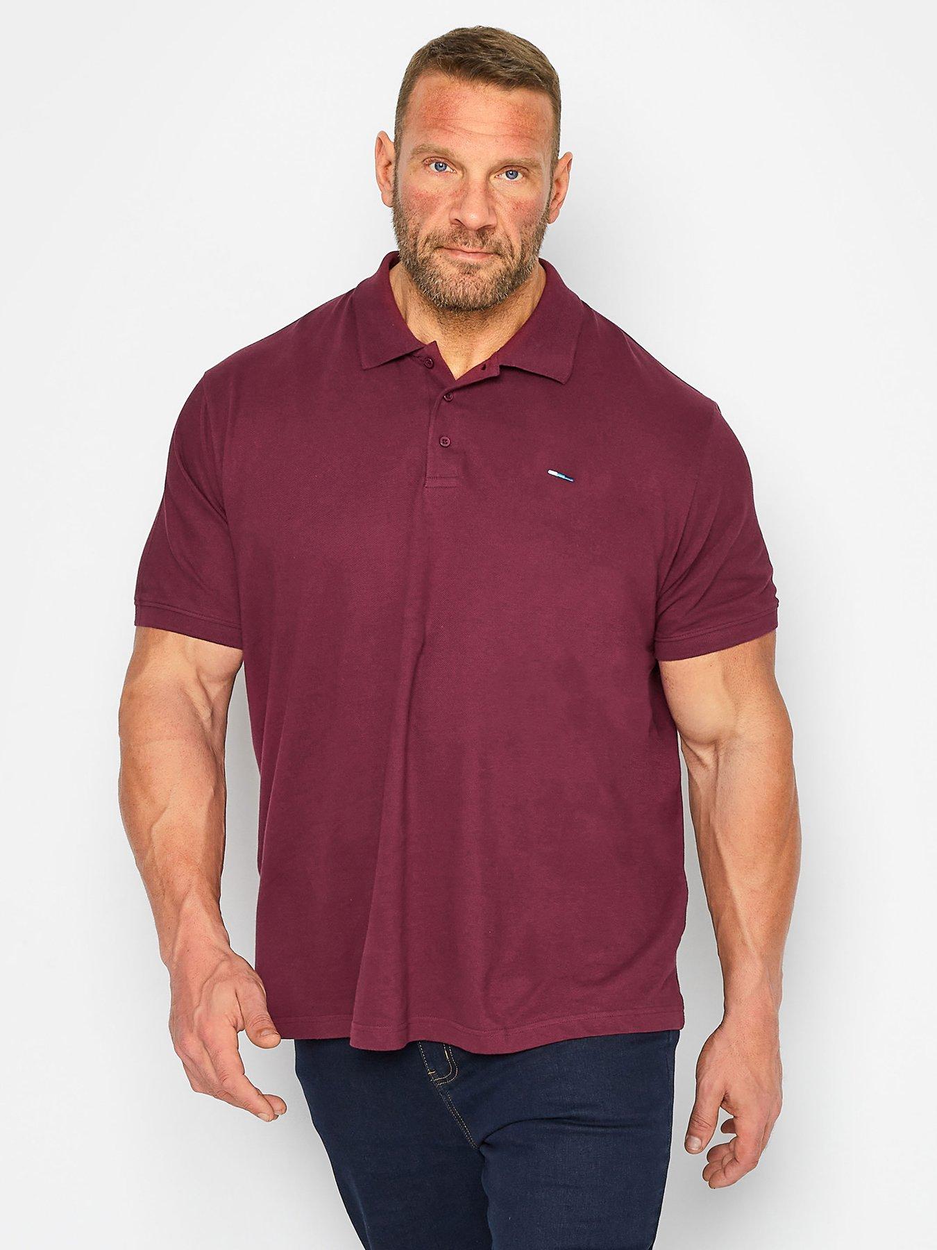 badrhino-bre-plain-polo-shirt-red