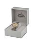  image of vivienne-westwood-the-wallace-ladies-quartz-watch-with-champagne-dial-two-tone-goldsilver-stainless-steel-bracelet