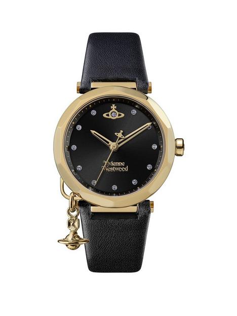 vivienne-westwood-poplar-ladies-quartz-watch-with-black-dial-black-leather-strap