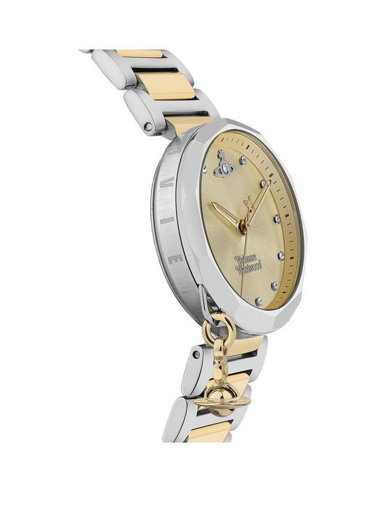stillFront image of vivienne-westwood-poplar-ladies-quartz-watch-with-champagne-dial-stainless-steel-two-tone-bracelet